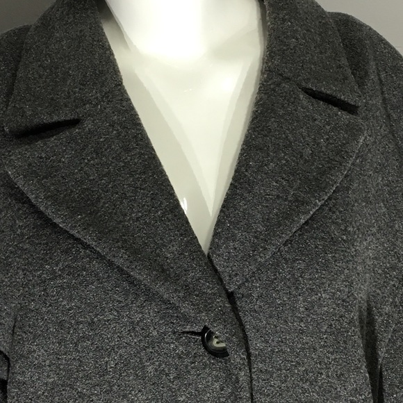 Vintage JONES NEW YORK Wool Over Coat - Picture 3 of 16